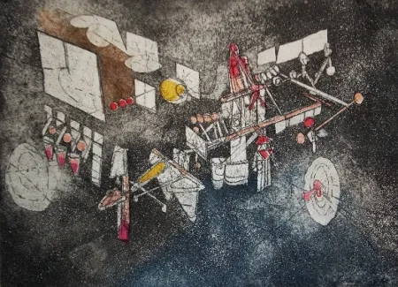 Etching And Aquatint Matta - Passage et sage du couple 3