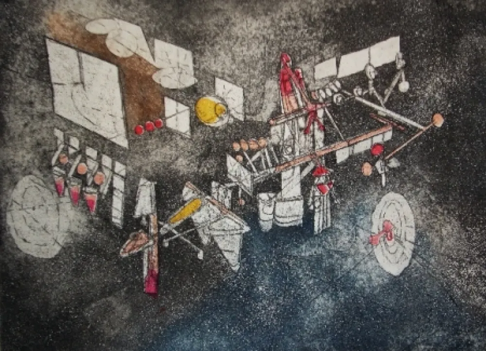 Etching And Aquatint Matta - Passage et sage du couple 3