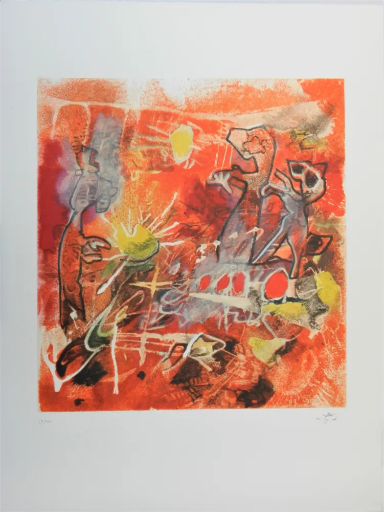 Etching And Aquatint Matta - Pattinare nella musica