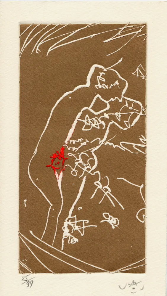 Etching Matta - Pour J. Mansour