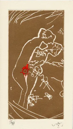 Etching Matta - Pour J. Mansour