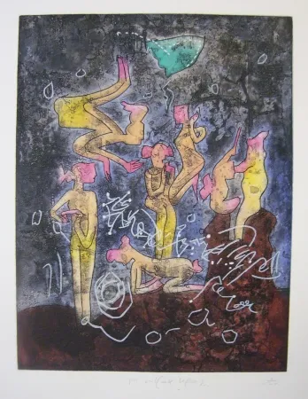 Etching And Aquatint Matta - Sans titre