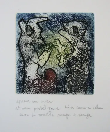 Etching And Aquatint Matta - Sans titre