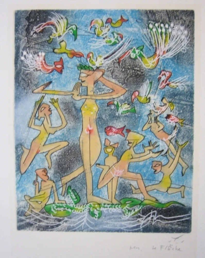 Etching And Aquatint Matta - Sans titre