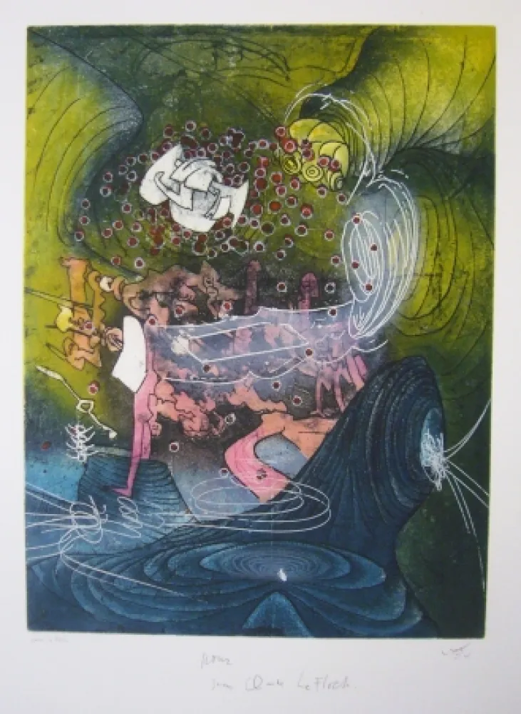 Etching And Aquatint Matta - Sans titre