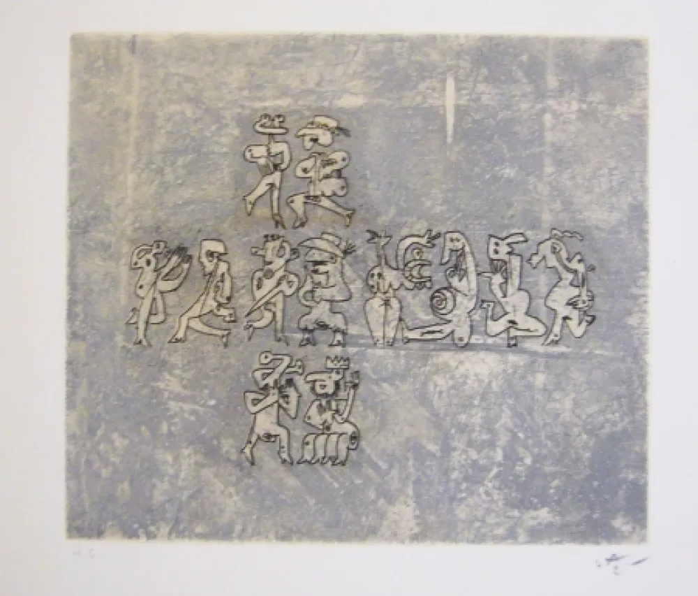 Etching And Aquatint Matta - Sans titre