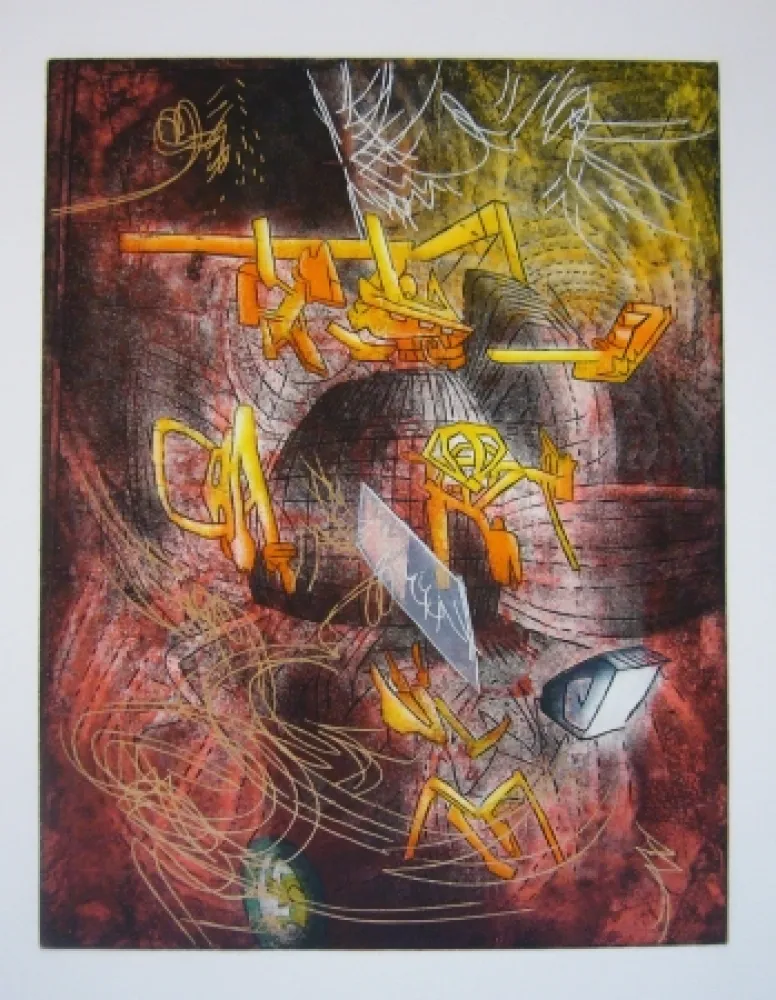 Etching And Aquatint Matta - Sans titre