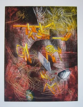 Etching And Aquatint Matta - Sans titre