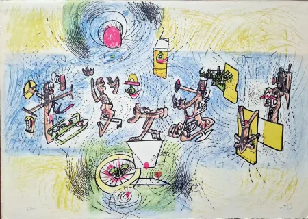 Lithograph Matta - Sans titre