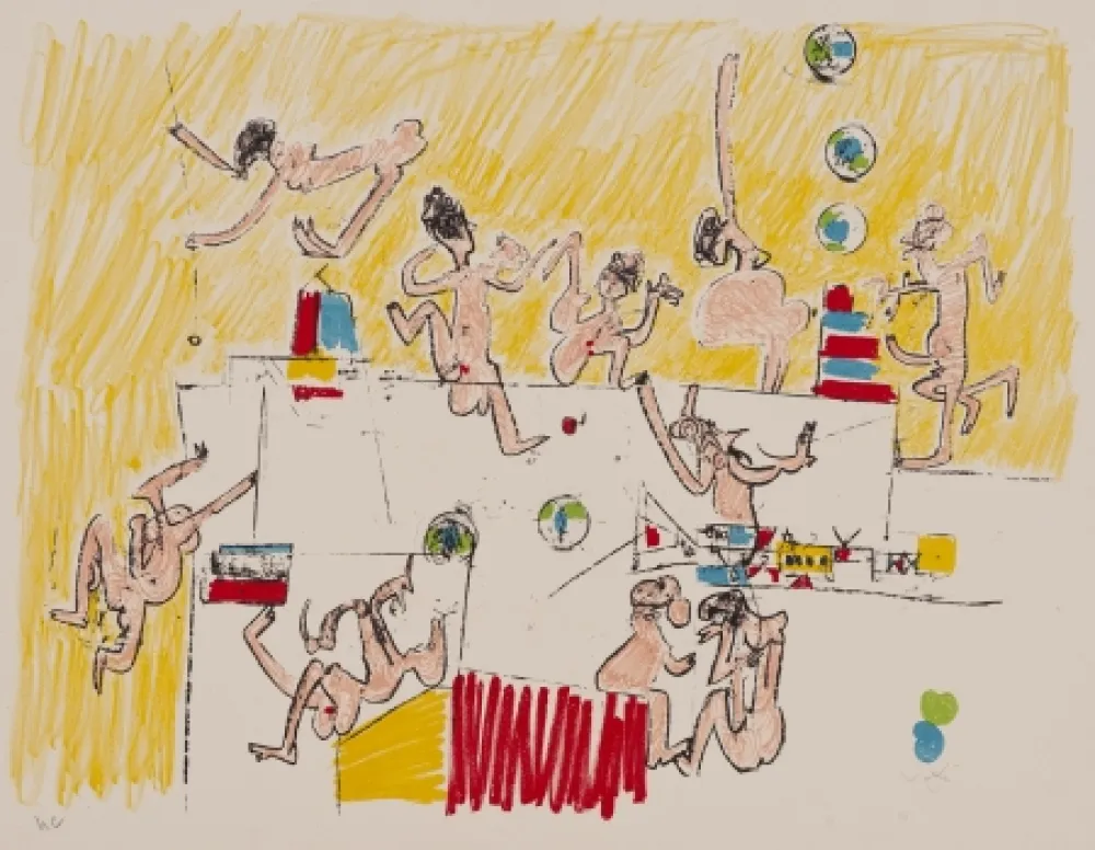 Lithograph Matta - Sans titre