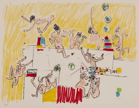 Lithograph Matta - Sans titre