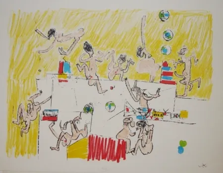 Lithograph Matta - Sans titre