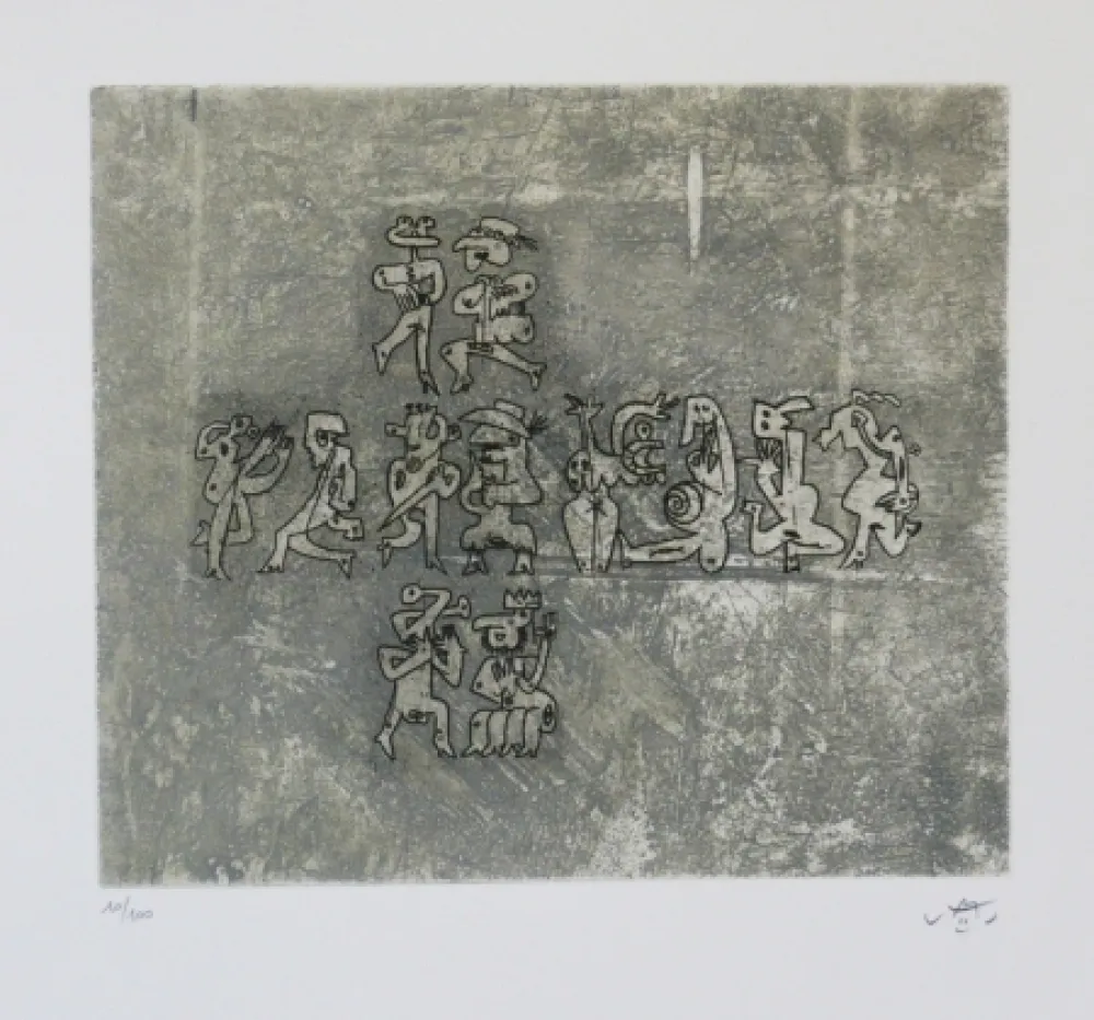 Etching And Aquatint Matta - Sans titre