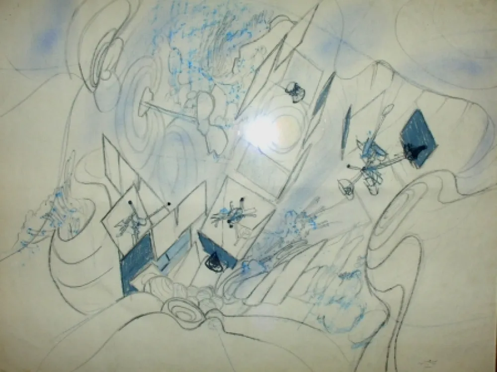 Lithograph Matta - Sans Titre