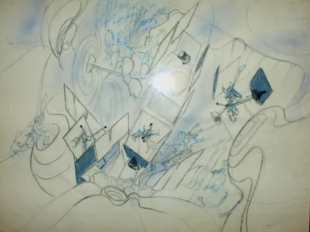 Lithograph Matta - Sans Titre