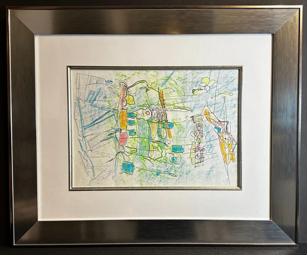 No Technical Matta - Sans Titre Original Mixed Media With Collage (2)