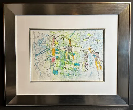 No Technical Matta - Sans Titre Original Mixed Media With Collage (2)