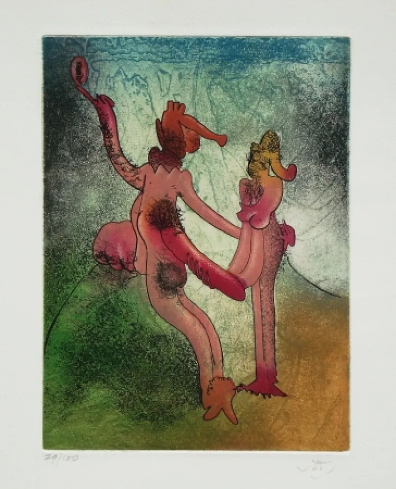 Etching And Aquatint Matta - Sex-Ubérant