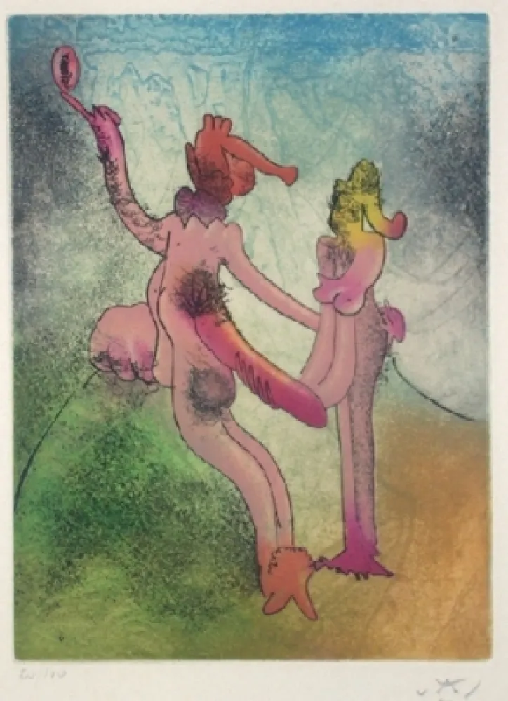 Etching And Aquatint Matta - Sex-uberant