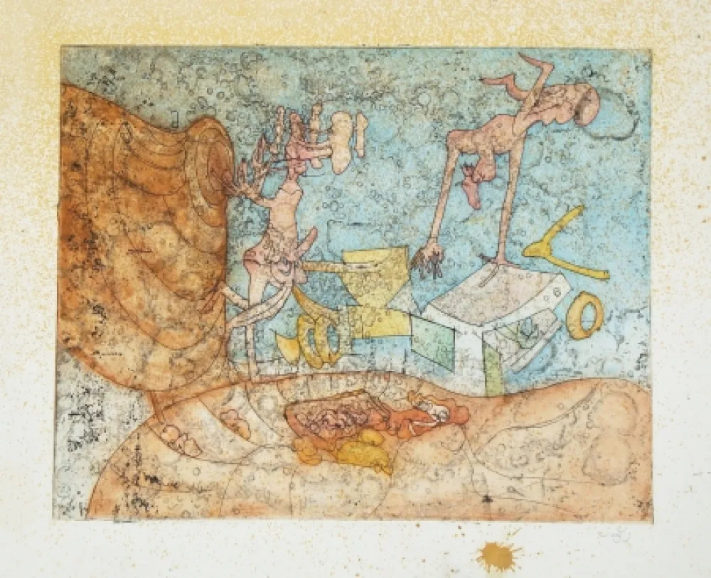 Etching And Aquatint Matta - Sexplication suffisante