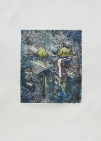 Etching And Aquatint Matta - Si non ti tumbo ti maso