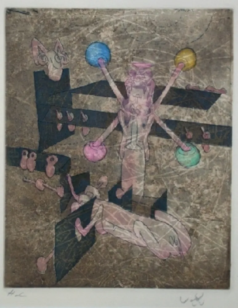 Etching And Aquatint Matta - Sur Matta