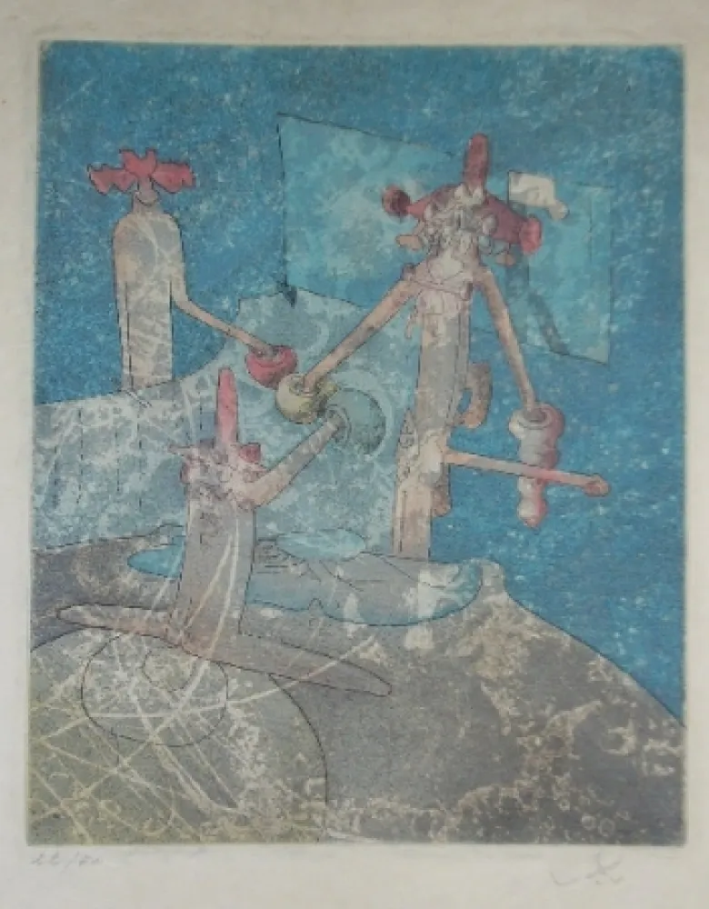 Etching And Aquatint Matta - Sur Matta 