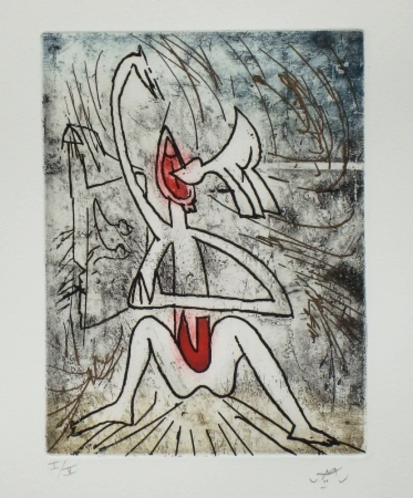 Etching And Aquatint Matta - Titre inconnu