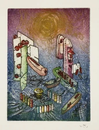 Etching And Aquatint Matta - Titre inconnu