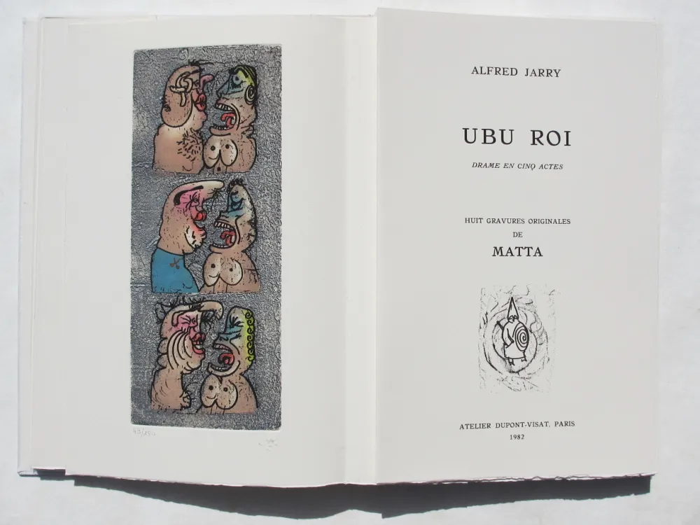 Etching And Aquatint Matta - Ubu Roi. Drame en cinq Actes