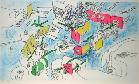 Lithograph Matta - Un pourquoi final