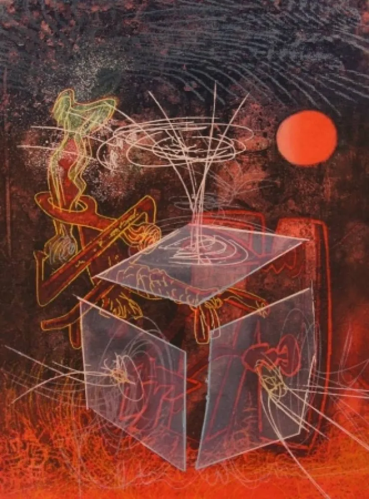 Etching And Aquatint Matta - Une Saison En Enfer