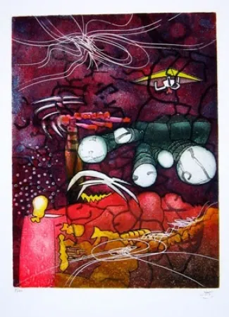 Engraving Matta - UNE SAISON EN ENFER (Carpeta)