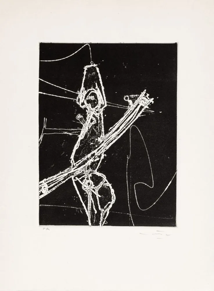 Etching And Aquatint Matta - Untitled