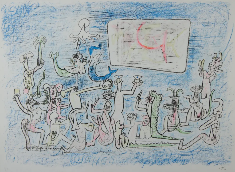 Lithograph Matta - Untitled
