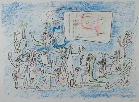 Lithograph Matta - Untitled