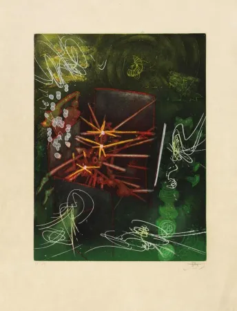 Etching And Aquatint Matta - Untitled from 