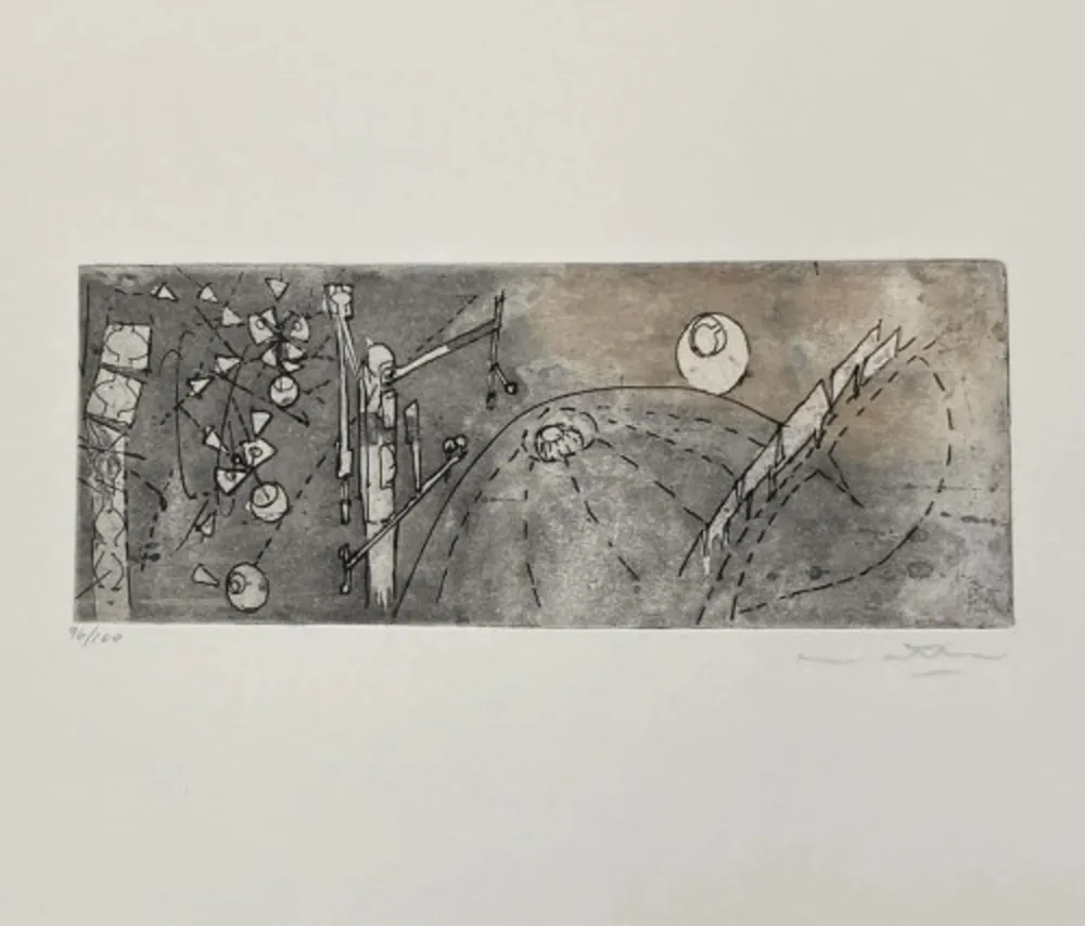 Lithograph Matta - Untitled XIV