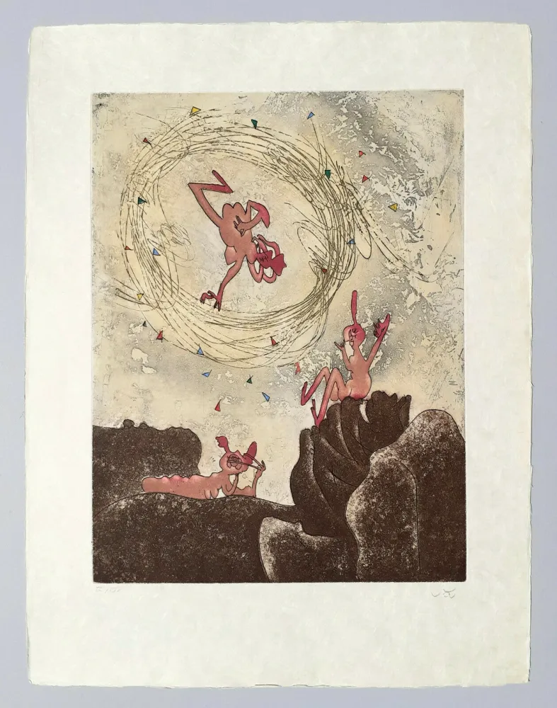 Etching And Aquatint Matta - Va-riante