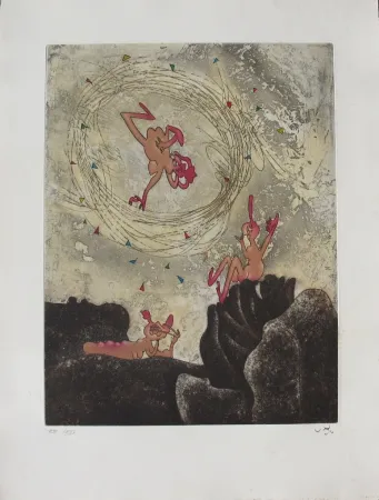 Etching And Aquatint Matta - Va-riante