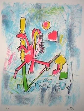 Lithograph Matta - XX siècle