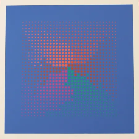 Lithograph Mavignier - DEFORMED SQUARE - EXACTA FROM CONSTRUCTIVISM TO SYSTEMATIC ART 1918-1985