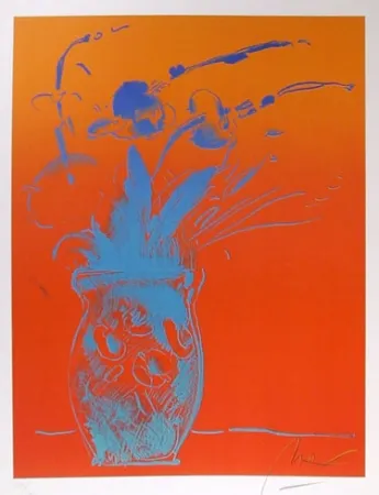 Lithograph Max - Blue Vase