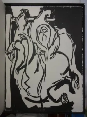 Woodcut Mazet - Eclats