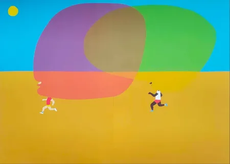 Lithograph Mcdonald  - Desert Run