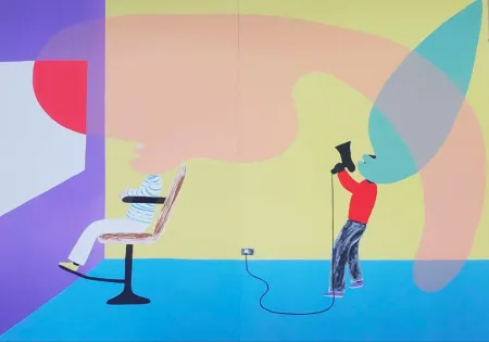 Lithograph Mcdonald  - Hairsalon