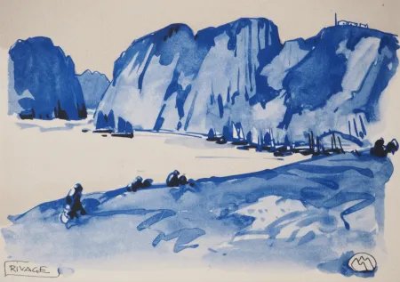 Poster Méheut - Bretagne, Le Rivage, c