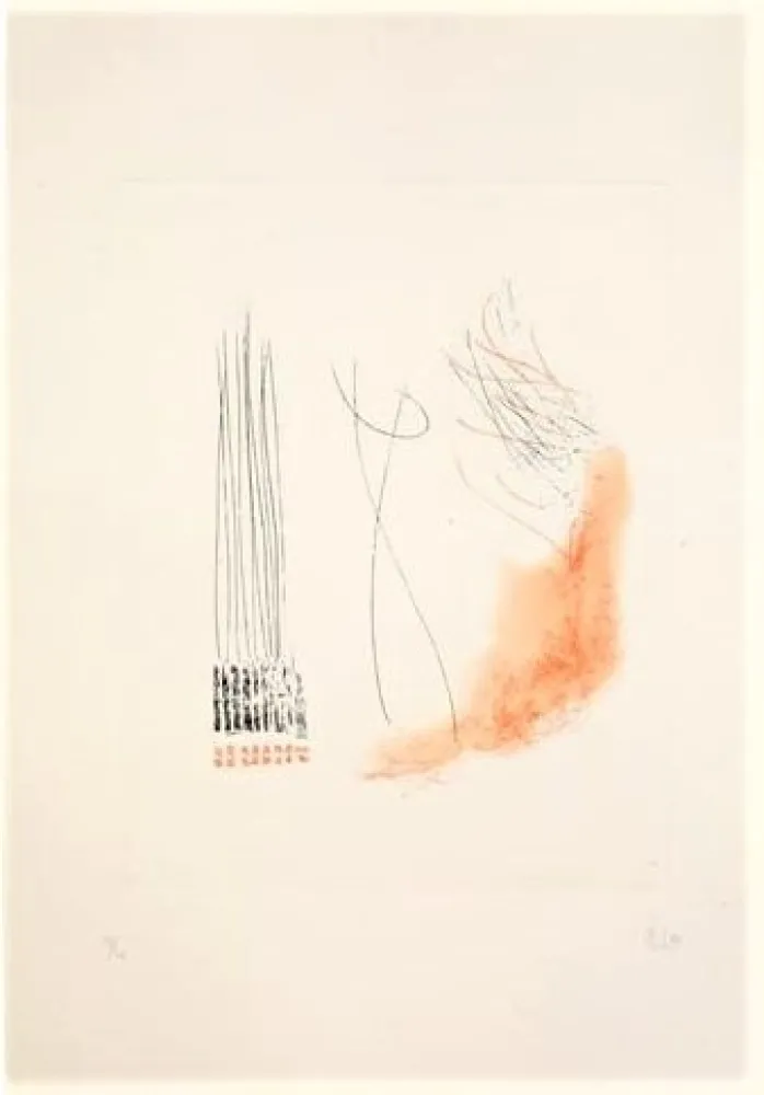 Etching And Aquatint Melotti - Senza titolo