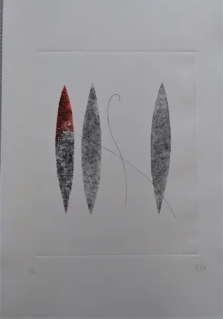 Etching And Aquatint Melotti - Senza titolo