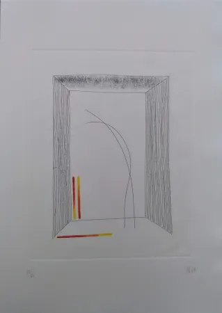 Etching And Aquatint Melotti - Senza titolo